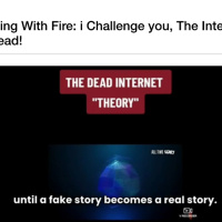 Playing With Fire I challenge you the internet is dead