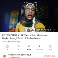 EP 229| ZAMIRA LAKÎYA is a Reiki Master and Healer, though Sound amp Art Meditation