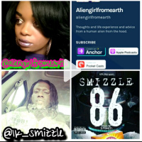 Aliengirlfromearth with co-host @1k_smizzle