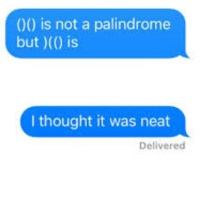 685 NOT A PALINDROME (SHORTIE)