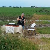 Nance Klehm with Cathi Schwalbe