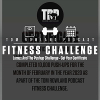 James And The Pushup Challenge - Get Your Certificate - #TRPFitnessChallenge #008