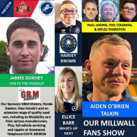 OUR MILLWALL FANS SHOW- Sponsored by G  M Motors, Gravesend - 280325