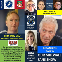 OUR MILLWALL FANS SHOW- Sponsored by G  M Motors, Gravesend - 290825