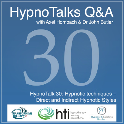 Hypnotalks - Questions  Answers - With Axel Hombach And Dr John Butler