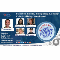 Booster Shots, Shopping Locally This Holiday Weekend