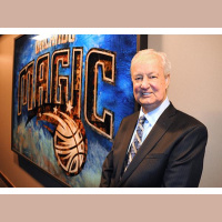 Orlando Magic executive Pat Williams, author of Character Carved in Stone:...