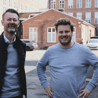 ‘Når ildsjæle mødes: Tommy Andersen og Sebastian Dueholm.