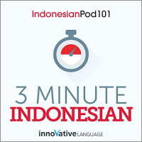 3-Minute Indonesian - 25 Lesson Series Audiobook Audiobook by Innovative Language Learning LLC