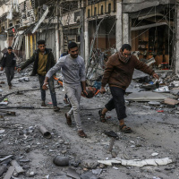 Gaza strikes: how did a humanitarian zone become a target?