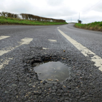 Potholes that can fix themselves!