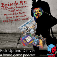 The Perry Mason Game, Frosthaven, Marvel Dice Throne, revisiting Taboo