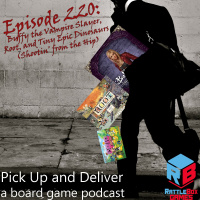 Buffy, Root, and Tiny Epic Dinos (Shootin from the Hip Triple Shot)