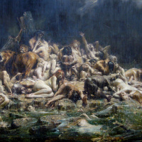 The Flood—Rain for Forty Days and Forty Nights—Gen. 7:1-24