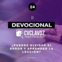 24: ¿Puedes olvidar el error y aprender la lección?