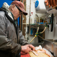 Smoked salmon with Jerry Fleming