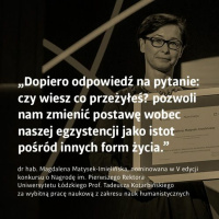 Czy będziesz wiedział co przeżyłeś? – dr hab. Magdalena Matysek-Imielińska