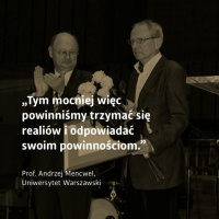 Humanistyczna refleksja na czas pandemii i po niej - prof. Andrzej Mencwel