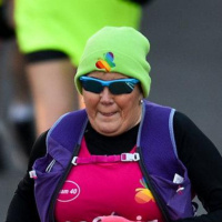 70-year-old woman running in 41st Dublin Marathon