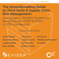 The Groundbreaking Guide to Third-Party  Supply Chain Risk Management: How Exiger’s TRADES Framework Revolutionizes TPRM  SCRM in 2021 and Beyond-Part 1, T for Transparency