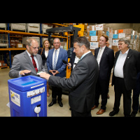 Bundesaußenminister Sigmar Gabriel bei action medeor