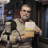 Francisco Mouat y libro El empampado Riquelme