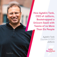 How Aytekin Tank, CEO of Jotform, Bootstrapped a Unicorn SaaS with Teams of no More Than Six People
