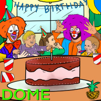 DOME#142 Clown On Retainer