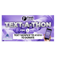 Donna Fletcher from our Hospice Text-a-Thon