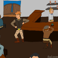 Scene 2 - Saloon