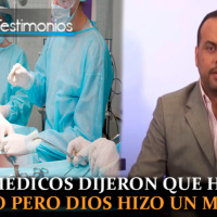 «Los médicos dijeron que había muerto pero Dios hizo un milagro» – Pedro Platón