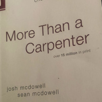 Let’s discuss the book more than a carpenter 