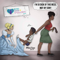 Disney only has 1 black princess. Yet black boys can be princesses also? 