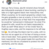 Terry crews toxic masculinity 