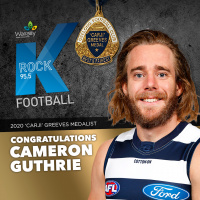 Cam Guthrie - Carji Greeves Medal speech