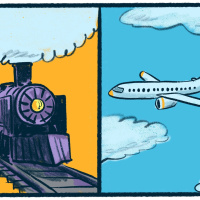Trains vs. Planes: A transporting debate