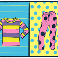 Stripes vs. Polka Dots: a stylish debate