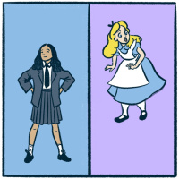 Matilda vs. Alice in Wonderland: a whimsical debate