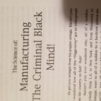 Manufacturing the criminal black mind!