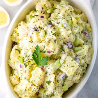 White peoples potato salad