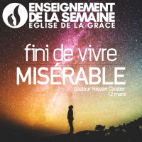 Fini de vivre misérable