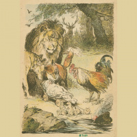 41. The Death Of The Little Hen (The Adventures of Chanticleer and Partlet Part 3: How Partlet died and was buried, and how Chanitcleer died of grief)