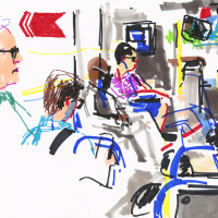 CTA Drawings by Dmitry Samarov