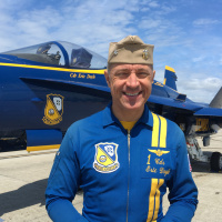 Commander Eric Doyle  Petty Officer 1st Class Tim Jose - US Navy Blue Angels