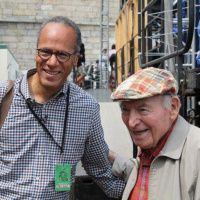 George Wein and Lester Holt