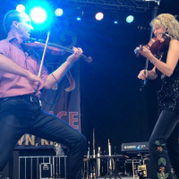 Natalie MacMaster  Donnell Leahy at the Rhythm and Roots Festival
