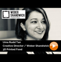 Weber Shandwick / Uma Rudd Tan / Creative Director / 3D Printed Food