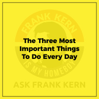 The Three Most Important Things To Do Every Day