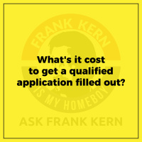Whats it cost to get a qualified application filled out?