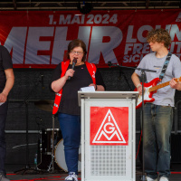 1. Mai 2024 DGB in Sindelfingen / Rede der GEW